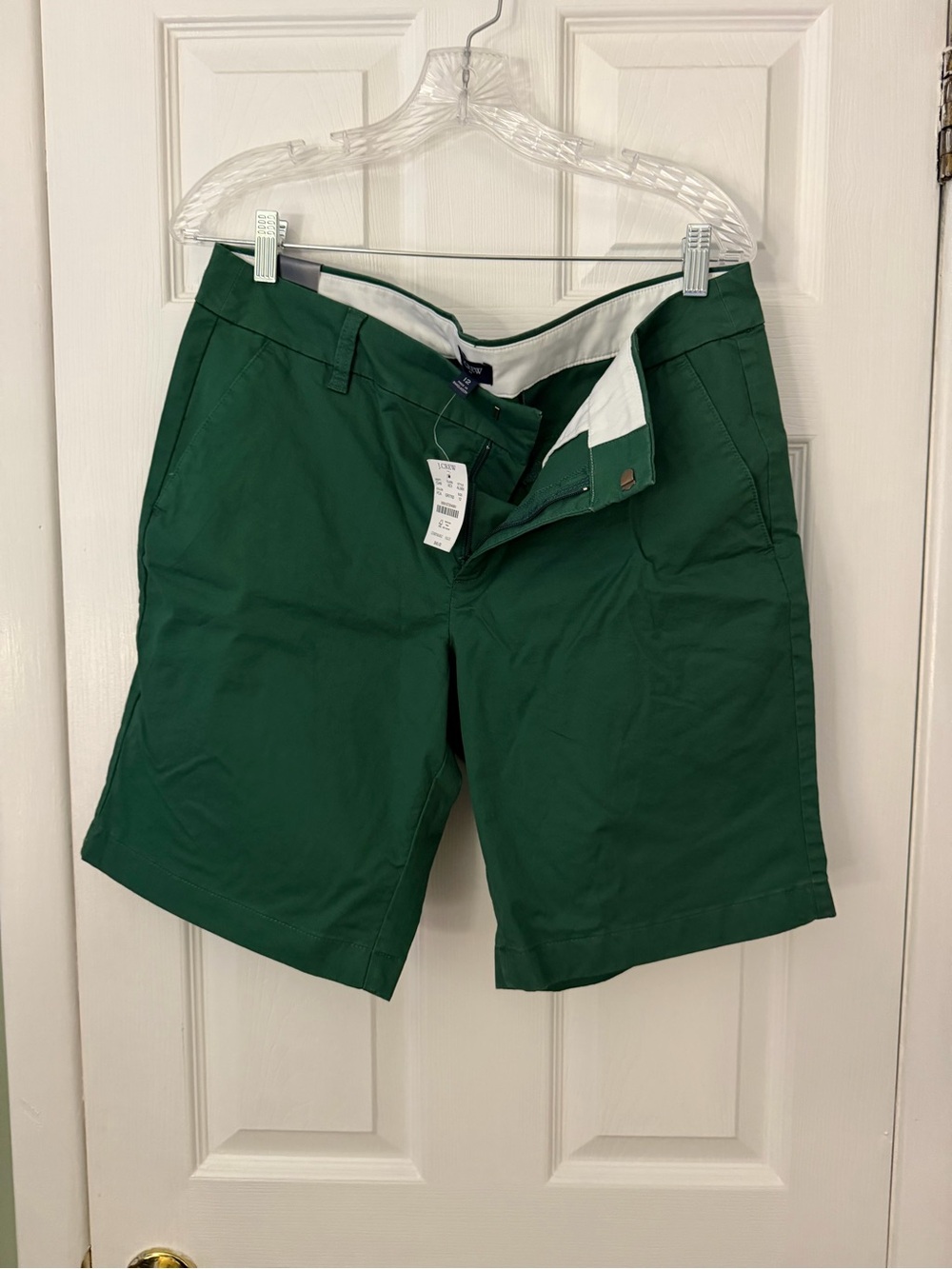 J. Crew Factory Forest Green Women's Bermuda Shorts